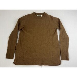 Roucha Tacer Brushed Wool Long Sleeve Sweater Camel Size B (medium)